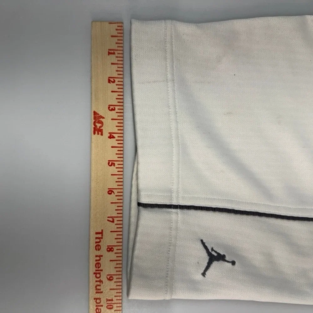 Jordan Mens White Jumpman Athletic Sweatpants Large RN 56323 Track Pants
